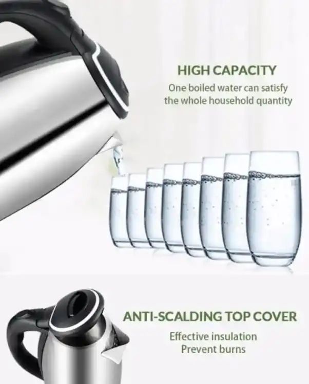 Electric Kettle Premium Quality And Polished Body Kettle Automatic Turn Off Technology