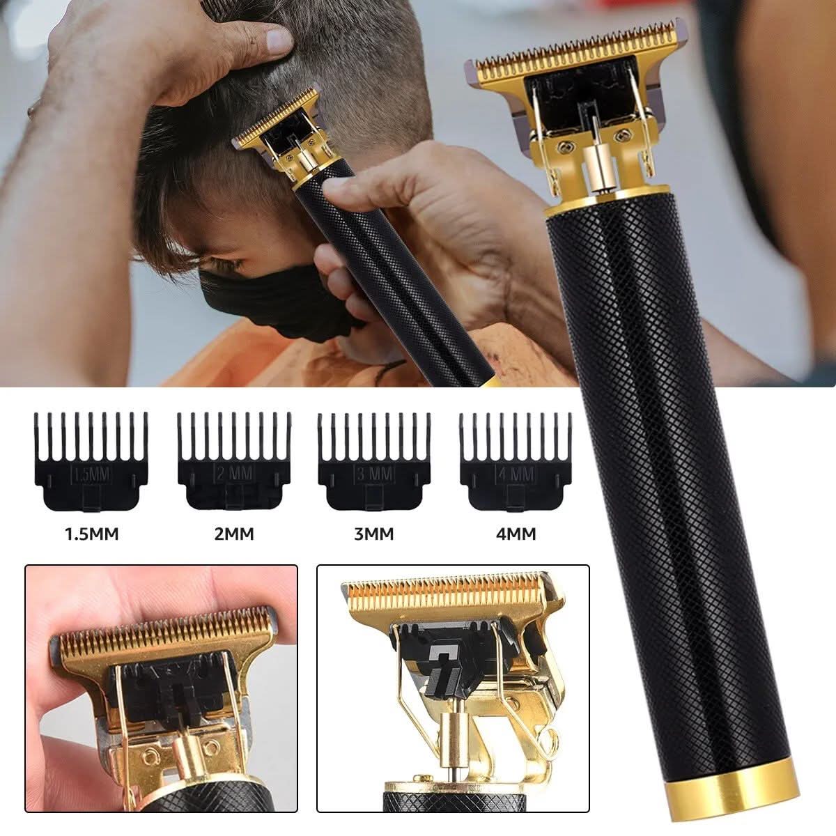 Black ABS 0mm Moser Rechargeable Hair Trimmer Razor - Asm Veo #