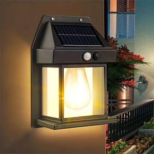 Solar Tungsten Smart Sensor Wall Lamp – Waterproof & Eco-Friendly - Asm Veo #