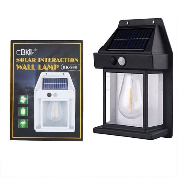 Solar Tungsten Smart Sensor Wall Lamp – Waterproof & Eco-Friendly - Asm Veo #